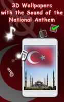 Turkey Flag Waving Wallpaper capture d'écran 1