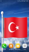 Turkey Flag Waving Wallpaper ảnh chụp màn hình 2