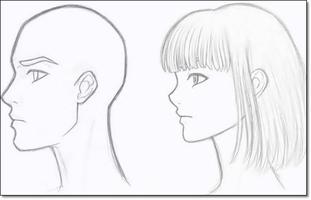 Tutorial Drawing Anime Beginners capture d'écran 1