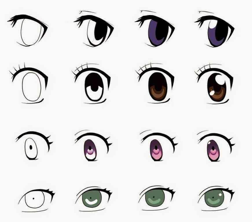 Cute anime eyes female