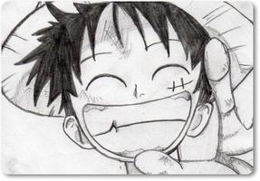 Tutorial How To Draw Luffy screenshot 1