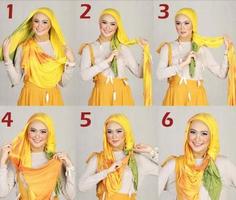 Tutorial hijab Affiche