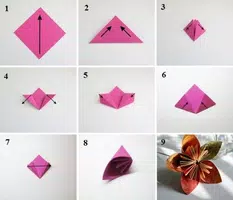 Cómo hacer Origami Tutorial captura de pantalla 6