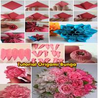 Tutorial Origami Bunga Poster