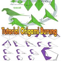 Tutorial Origami Burung Affiche