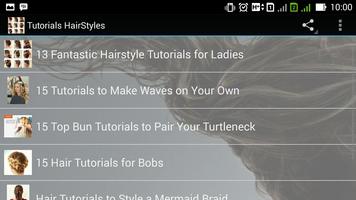 Hairstyle Tutorials captura de pantalla 1