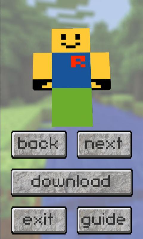 Fan Roblox Skins For Mcpe For Android Apk Download - guide for roblox heroes of robloxia for android apk download