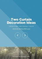 پوستر Two Curtain Decoration Ideas