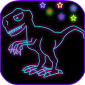 Kids Glow Draw and Paint! icon