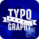 Typography art design aplikacja