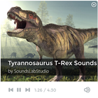 Tyrannosaurus T-Rex Sounds أيقونة