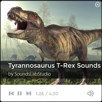 Tyrannosaurus T-Rex Sounds الملصق