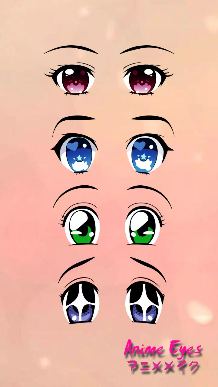 Anime Eye Makeup Photo Effects APK pour Android Télécharger
