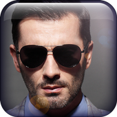 Men Sunglasses Photo Editor simgesi