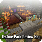 Map Texture Pack Review Map Minecraft icône
