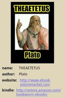 Theaetetus by Plato Affiche
