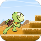 Turtle Run in desert icon