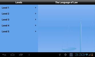 1 Schermata The Language of Law for Tablet