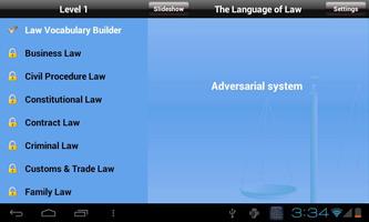 برنامه‌نما The Language of Law for Tablet عکس از صفحه