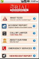 Accident App by 1800TRIALPRO اسکرین شاٹ 1