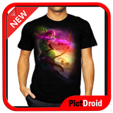 টি শার্ট 3D ডিজাইন আইকন