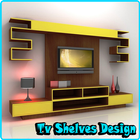 TV Shelves Design icône