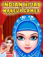 Indian Hijab Makeup Games постер