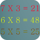 Table Multiplication Math icône
