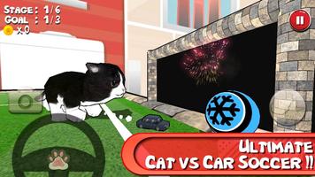 Cat vs Car - Ultimate Soccer الملصق