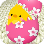 Pop'n Colegg - Puzzle & Chicks أيقونة