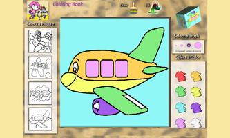 Coloring Book: Airplanes capture d'écran 2