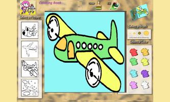 Coloring Book: Airplanes capture d'écran 3