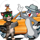 Talking Cat Vs Jerry Car Racing Adventure icon