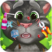 Talking Cat Skin Doctor Kids Game