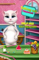 Talking Cat Pregnant Newborn Baby Ekran Görüntüsü 1
