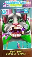 Talking Cat Dentist Salon-poster