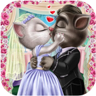 Talking Cats Wedding Kiss icon