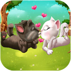Kissing Game for Talking Cats icône