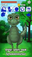 Talking Dinosaur T REX Dino poster