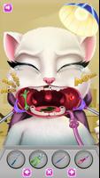 Talking Cat Dentist Kids Game โปสเตอร์