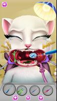 Talking Cat Dentist Kids Game تصوير الشاشة 1