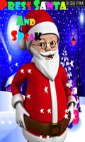 Talking santa clause poster