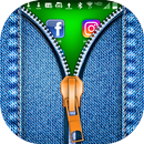 Jeans Sperrbildschirm Reißverschluss APK