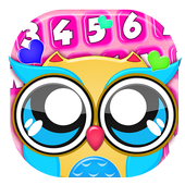 Cute Owl Keyboard with Emoji icon