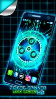 Fidget Spinner Sperrbildschirm Hintergrund Plakat