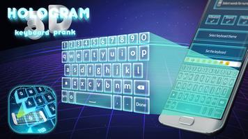 Hologramm Tastatur Simulator Plakat