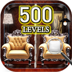 Find the differences 500 levels icon