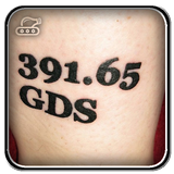 Number Tattoo Designs آئیکن
