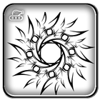 Tribal Sun Tattoo أيقونة