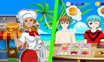 Fun Kitchen Chef– 2D Fast Food Burger Cooking Game ภาพหน้าจอ 3